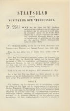 Staatsblad 1907 : Spoorlijn Staatsmijn Emma - Sittard - Nuth