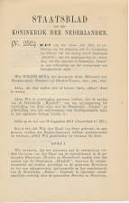 Staatsblad 1912 : Mijnspoorweg Hendrik - Emma