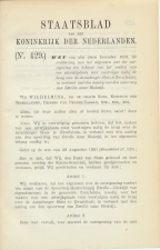 Staatsblad 1913 : Spoorlijn Zwolle - Blokzijl