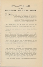 Staatsblad 1914 : Stilhouden van treinen te Nieuwersluis