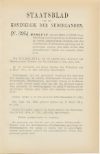 Staatsblad 1914 : Spoorlijn Lichtenvoorde - Groenlo