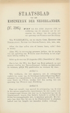 Staatsblad 1916 : Spoorlijn Winsum - Zoutkamp