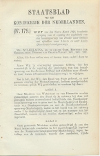 Staatsblad 1918 : Spoorlijn Zwolle - Delfzijl - Almelo - Assen