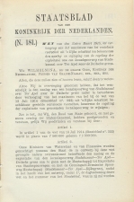 Staatsblad 1918 : Spoorlijn Stadskanaal - Ter Apel