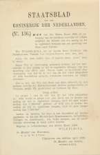 Staatsblad 1920 : Spoorlijn Horn - Deurne