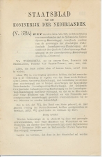 Staatsblad 1920 : Spoorlijn Enschede - Oldenzaal 