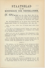 Staatsblad 1921 : Spoorlijn  s Gravenhage - Wassenaar - Leiden