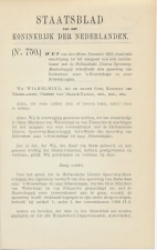 Staatsblad 1922 : Spoorlijn  s Gravenhage - Scheveningen