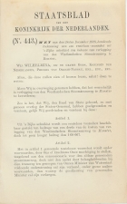Staatsblad 1926 : Westlandschen Stoomtramwegt te Monster