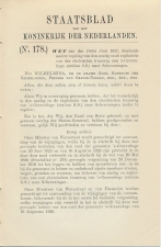 Staatsblad 1927 : Spoorlijn  s Gravenhage - Scheveningen