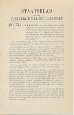 Staatsblad 1928 : Autobusdienst Maastricht - Sittard