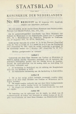 Staatsblad 1951 : Uitgifte van Riebeeckpostzegels emissie 1951