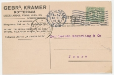 Perfin Verhoeven 211 - G.K. - Rotterdam 1915