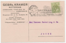 Perfin Verhoeven 211 - G.K. - Rotterdam 1918