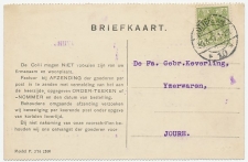 Perfin Verhoeven 221 - G.P.V. - Vlissingen 1917