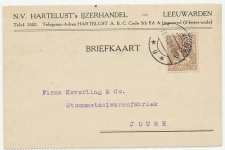 Perfin Verhoeven 589 - N.Y.A.H. - Leeuwarden 1924