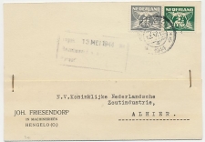 Perfin Verhoeven 331 - J.F. - Hengelo 1944