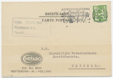 Perfin Verhoeven 103 - C.F.R. - Rotterdam 1940