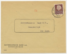 Perfin Verhoeven 499 - N.B.V. - Den Helder 1958