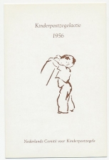 KBK ComitÃ© 1956 - Stempel nr. 25 - zegel rechts gestempeld