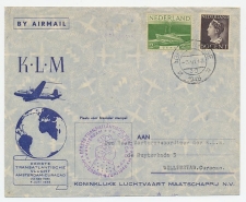 VH A 242 c Amsterdam - Willemstad Curacao 1946
