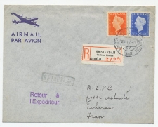 VH A 302 c Amsterdam - Teheran Iran 1948