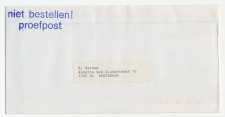 KPK Amsterdam 1979 - Proef / Test envelop