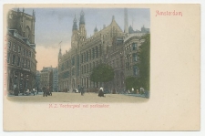 Prentbriefkaart Postkantoor Amsterdam 