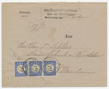 Em. Port 1894 Dienst envelop Haarlem 