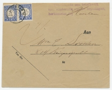 Em. Port 1894 Dienst envelop Amsterdam