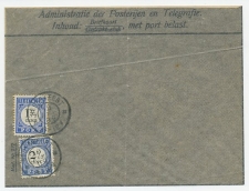 Em. Port 1894 Dienst envelop Nederweert