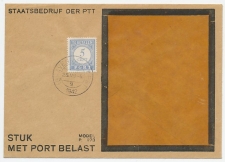Em. Port 1912 Dienst envelop Den Haag 