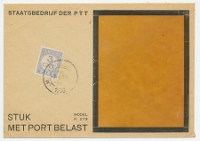 Em. Port 1921 Dienst envelop Utrecht