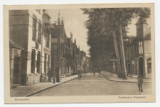 Prentbriefkaart Postkantoor Bloemendaal 1917