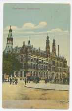 Prentbriefkaart Postkantoor Amsterdam 1927