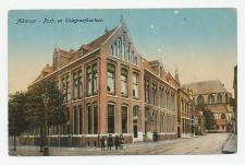Prentbriefkaart Postkantoor Alkmaar