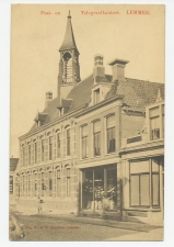 Prentbriefkaart Postkantoor Lemmer