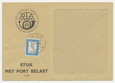 Emissie Port 1947 Dienst envelop Leiden