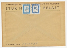 Emissie Port 1947 Dienst envelop Hilversum