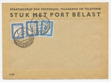 Emissie Port 1947 Dienst envelop  Â´s Gravenzande