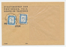 Emissie Port 1947 Dienst envelop Gennep