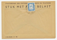 Emissie Port 1947 Dienst envelop Hilversum 