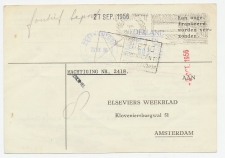 Port Postalia stempel Amsterdam 1956 - Nietig / Afgeschreven