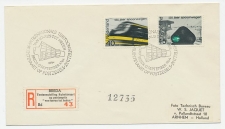 Aangetekend Breda 1964 - Tent. Ruimtevaart op Postzegels        