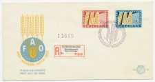 Aangetekend Scheveningen 1963 - Wereldcanpagne tegen de honger  