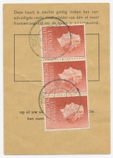 Em. Juliana Postbuskaartje Rijssen 1952