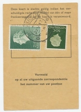Em. Juliana Postbuskaartje Hilversum 1960