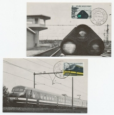 FDC / 1e dag Maximumkaart Em. Spoorwegen 1964