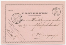 Dienst Posterijen Bergum - Hardegarijp 1897