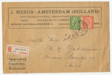 Em. Luchtpost 1921 Aangetekend Amsterdam - Zeist